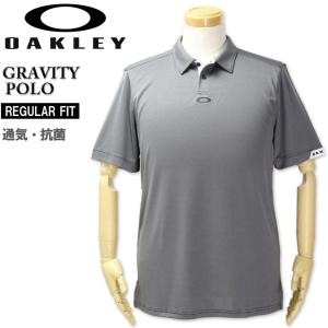 大きいサイズ メンズ OAKLEY(オークリー) ゴルフ ヘザー半袖ポロシャツ ブラック GRAVITY POLO/XL XXL｜biglibero