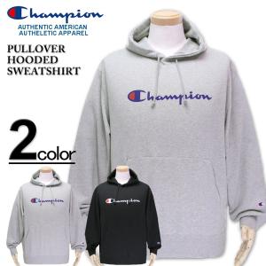 SALE価格 大きいサイズ メンズ Champion(チャンピオン) ロゴプリント スウェットパーカー 3L 4L 5L【セール品のため返品交換不可】｜biglibero