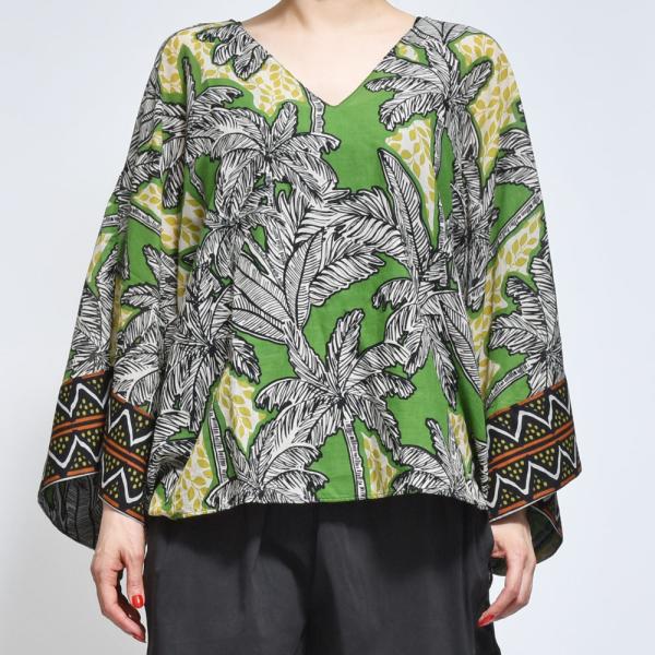 Devotion TWINSデボーションツウィンズ 046/LAURA ボタニカル ブラウス レディ...