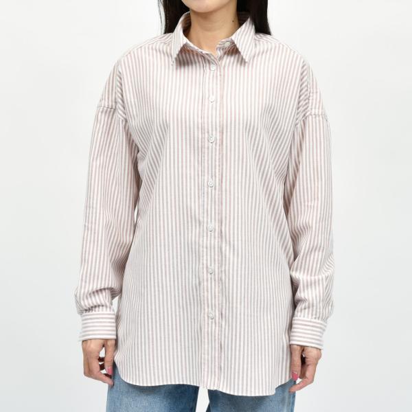 FINAMORE（フィナモレ）M0676 GRACE ベンガルストライプシャツ 2105201303...