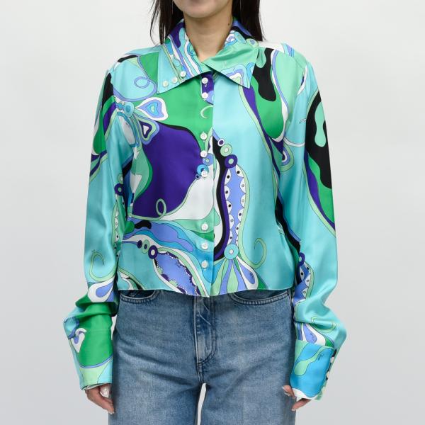 PUCCI（プッチ）C883-33422 プリントシルクシャツ 21056000052 【SALE3...