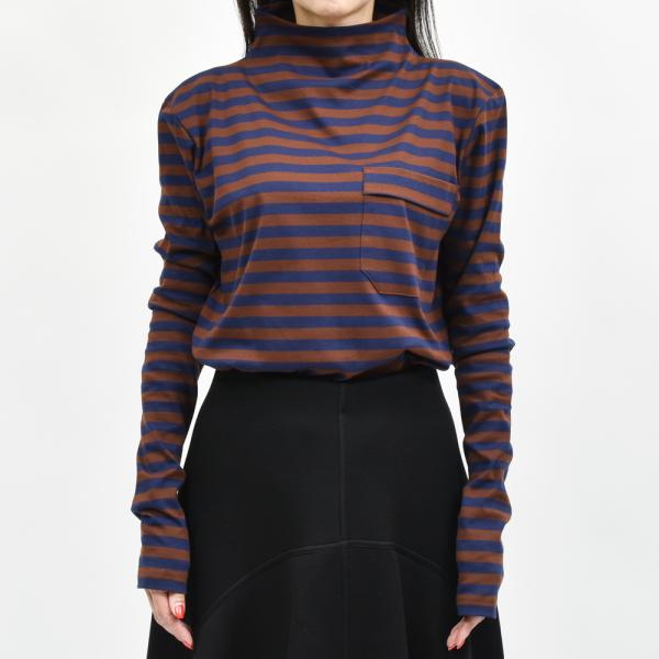 PLAN C（プランシー）<br>THCJG58KS0TJ029 ボーダーモックネック 220520...