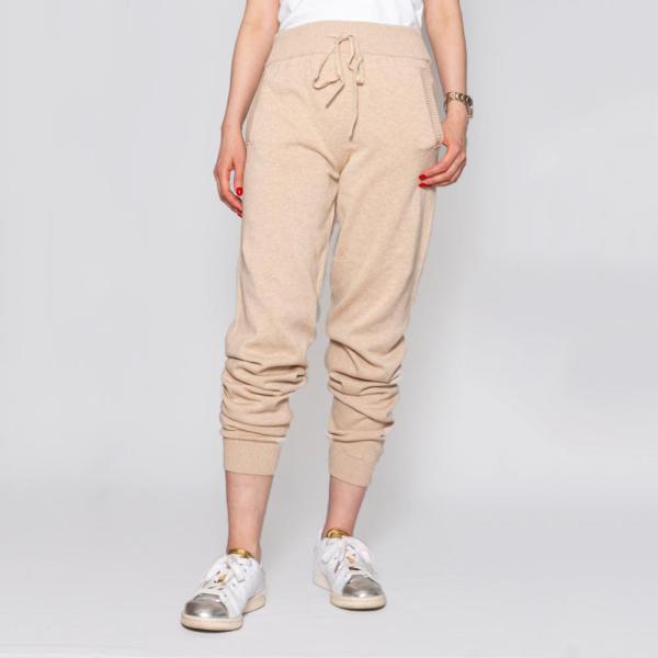 【SALE50％】ma'ry'yaマリア YIK017 コットン ハイゲージニットパンツ