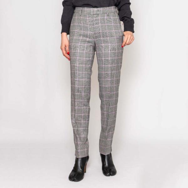 PT TORINOピーティー トリノ NEW YORK/CX34 グレンチェック テーパードパンツ ...