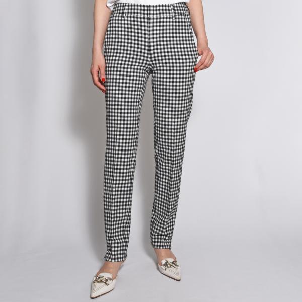 PT TORINOピーティー トリノ NEW YORK/DX24 ギンガムチェック テーパードパンツ...