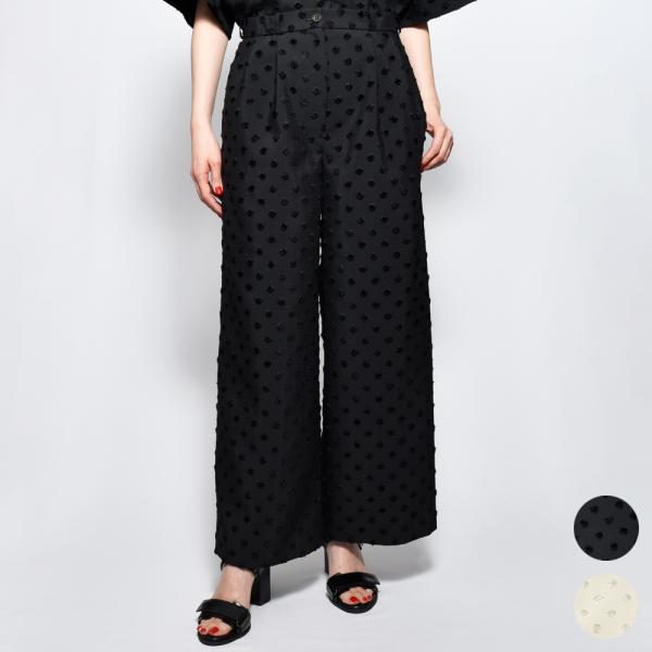 AMBELLアンベル 00005-2 ドット ワイドパンツ