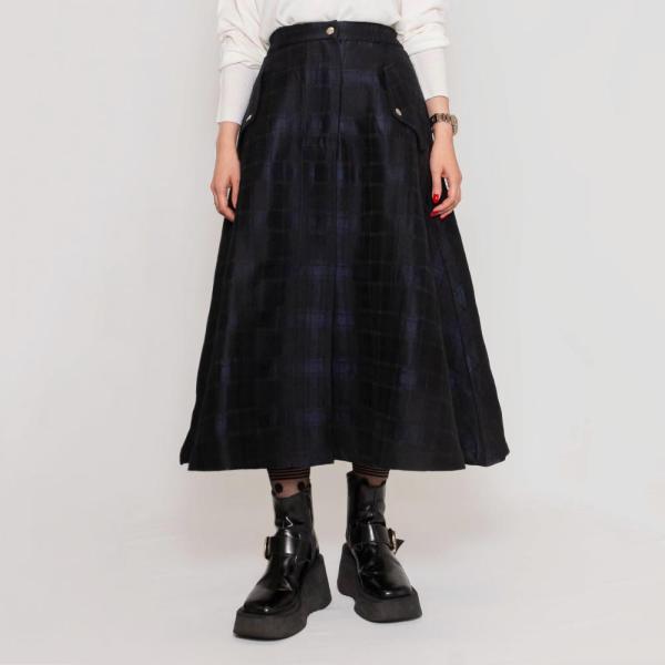 Cellar Doorセラードアー ARI/SW700 チェック フレアスカート レディース 正規品...