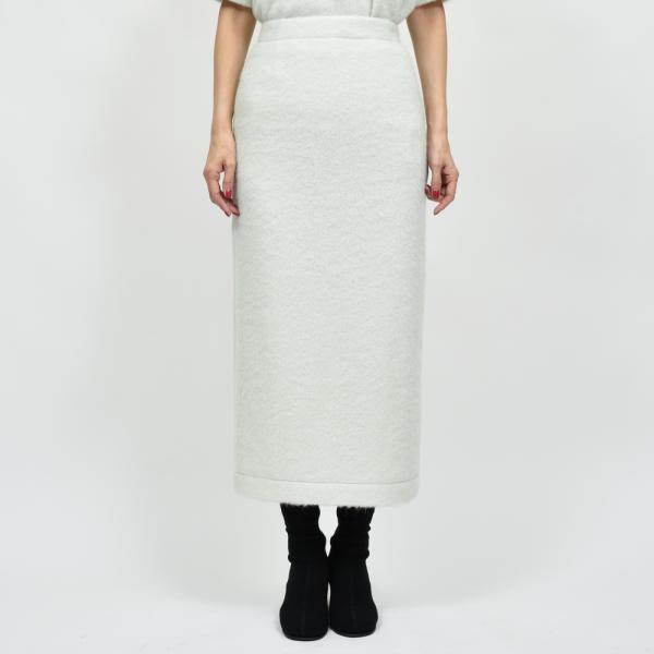 AMBELL（アンベル）<br> 000793  アルパカシャギーニットスカート 232520001...