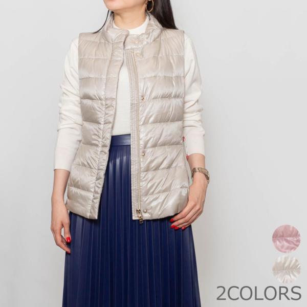 HERNOヘルノ PI0661DIC GIULIA ジップダウンベスト レディース 正規品ならビリエ...