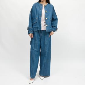 MACKINTOSH（マッキントッシュ）<br> DNM HUMBIE ノーカラーデニムジャケット 24061002005