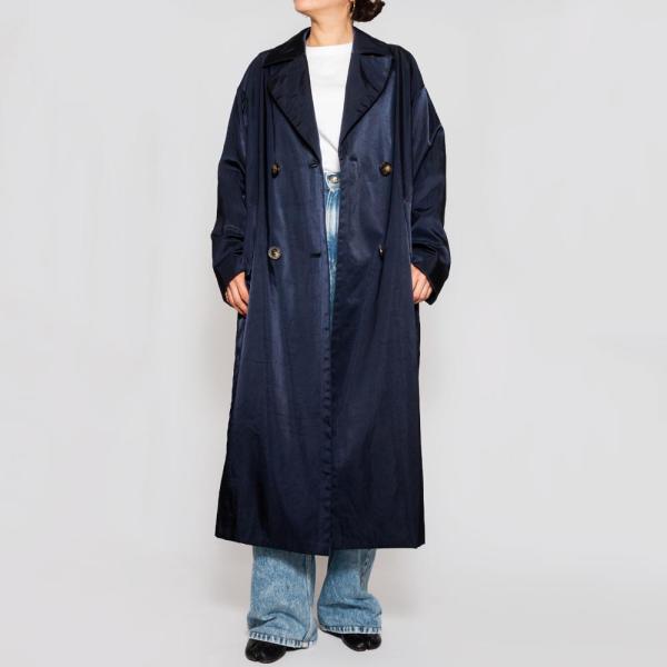 DRAWELLドロウェル CO-05 ナイロンサテン トレンチコート レディース 正規品ならビリエッ...