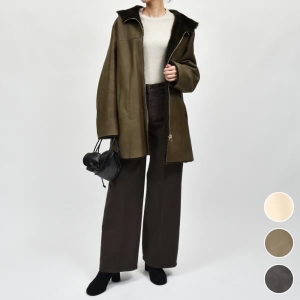 EMMETI（エンメティー）NORMA ムートンフーデッドコート 24252000085