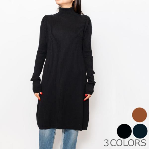 JOHN SMEDLEYジョンスメドレー SHONA モックネック リブニットチュニック レディース...