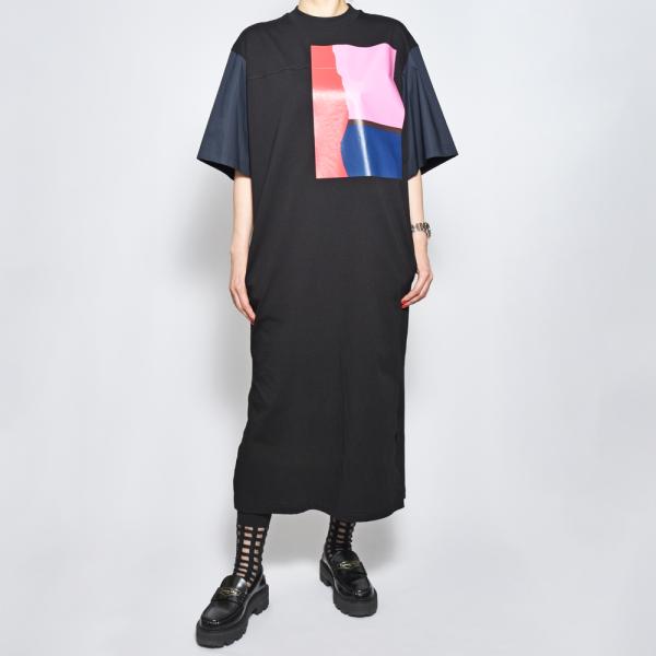 PLAN Cプラン シー ABCJF11SG2/TJ025 プリント ロングワンピース