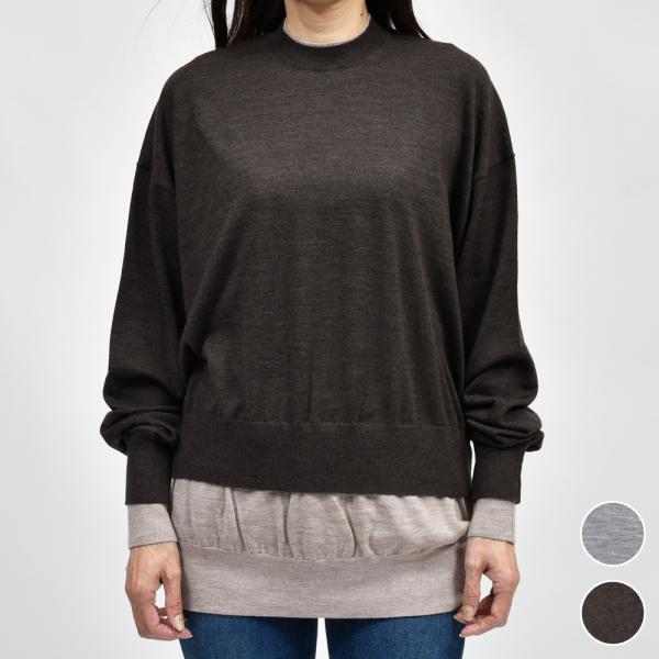 INSCRIRE（アンスクリア）<br> K13 バイカラーレイヤードプルオーバー 26052007...