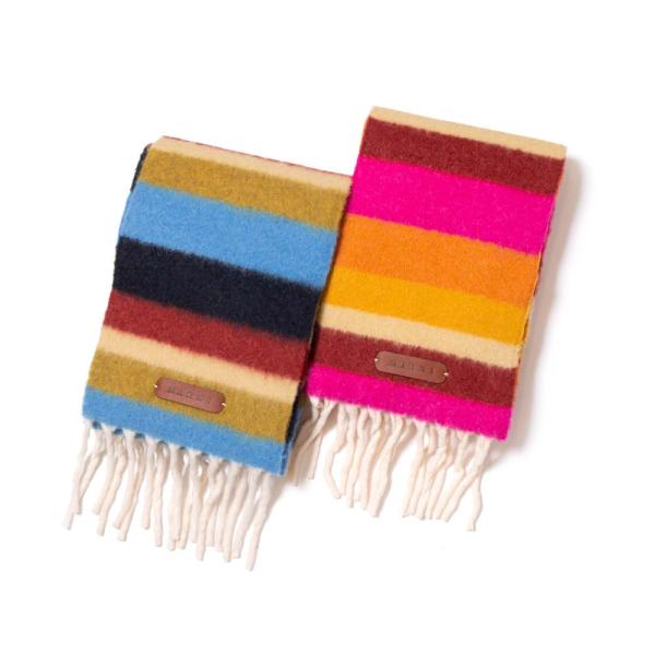 MARNIマルニ SCMC0098A0/UAW016 アルパカ マルチストライプマフラー 【SALE...
