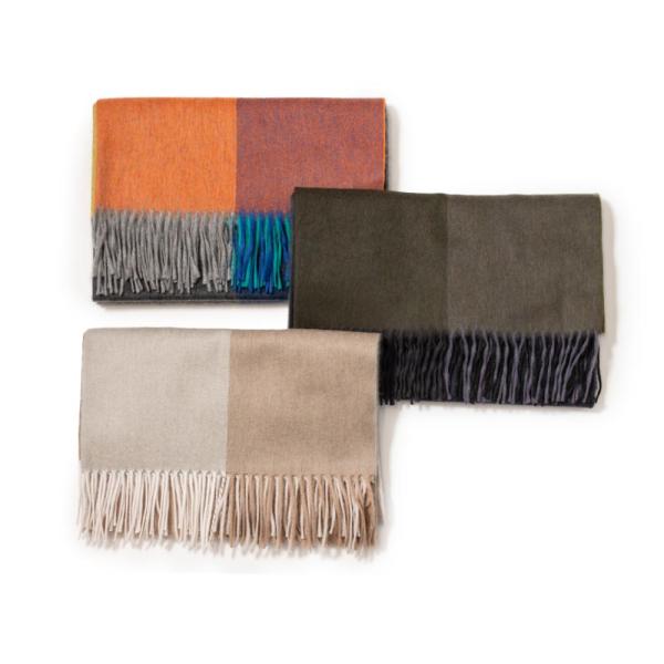 BEGG X COベグ アンド コー Arran Taylor 73×183 マルチカラー　カシミア...