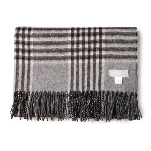 Joshua Ellisジョシュア エリス ダブルフェイス カシミアストール D Face 70×1...