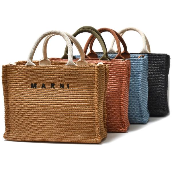 MARNIマル二 SHMP0077U0/P3860 TROPICALIA トートバッグ スモール レ...