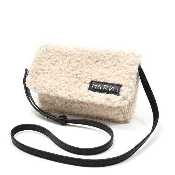 MARNI（マルニ）<br>PHMI0023Q0 ボアミニショルダーバッグ 28452000138