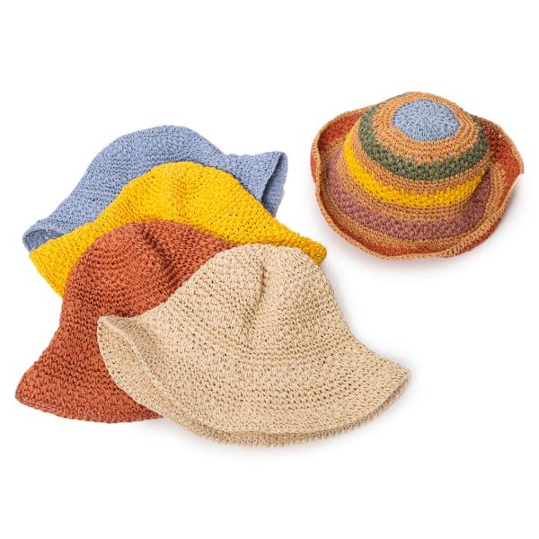 roberto collinaロベルト コリーナ N91051 ワイヤー入り ペーパーハット レディ...