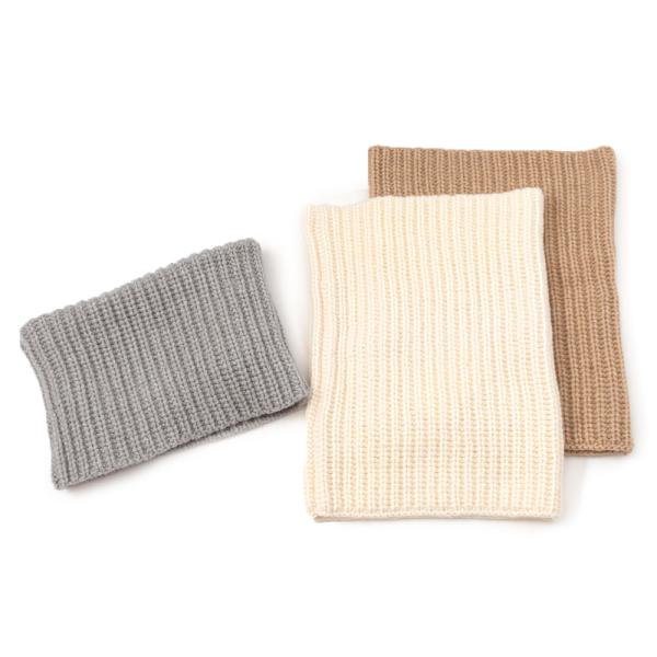 ma'ry'yaマリア YHA111 ウール×カシミア ネックウォーマー レディース 正規品ならビリ...