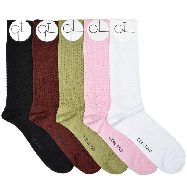 CONLEAD（コンリード）<br>レースショートソックス LACE 001 29051700220