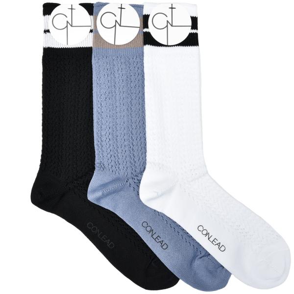 CONLEAD（コンリード）<br>レースショートソックス LACE LINE 004 290517...
