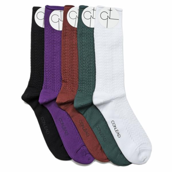 CONLEAD（コンリード）<br>レースショートソックス 24s001 genderless 29...