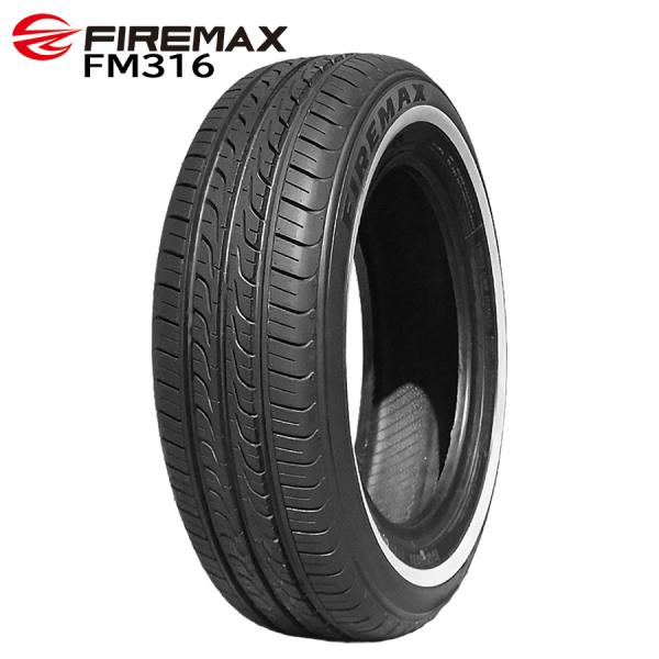 165/65R13 77T WW FIREMAX   FM316  25年製 ホワイトリボン 新品 ...