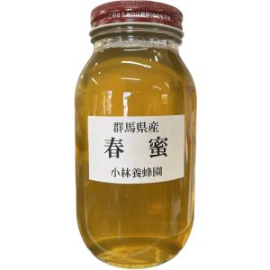 小林養蜂園 春蜜 国産 群馬県産 2026年産 新蜜 生はちみつ 無添加 純粋ハチミツ 1200g 非加熱