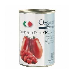 創健社 有機ダイストマト缶 400g（固形量240g）x10個セット