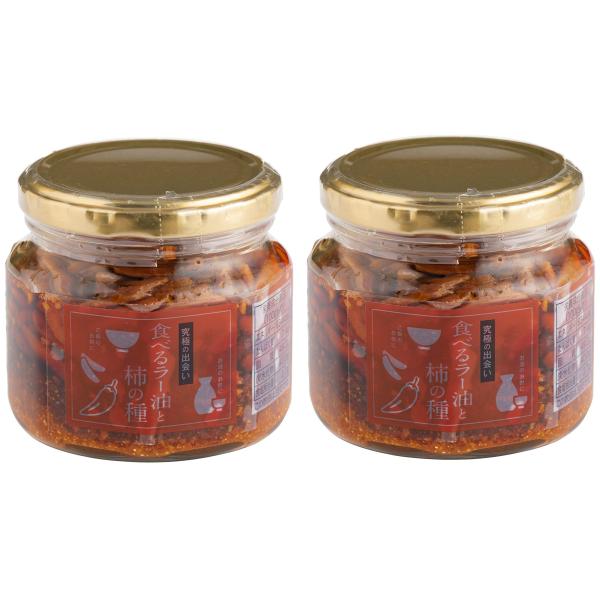 マルシン工業 [マルシンフーズ] 食べるラー油と柿の種 (柿の種のラー油オイル漬け) 160g×2/...