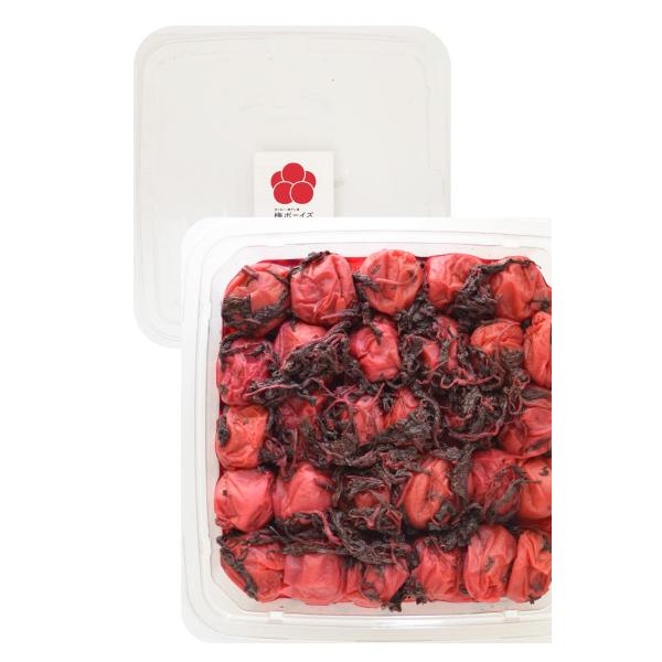 梅ボーイズ※キレありお得【無添加/紀州南高梅】天日塩と赤紫蘇だけで漬けた甘くない梅干し（塩分15%）...