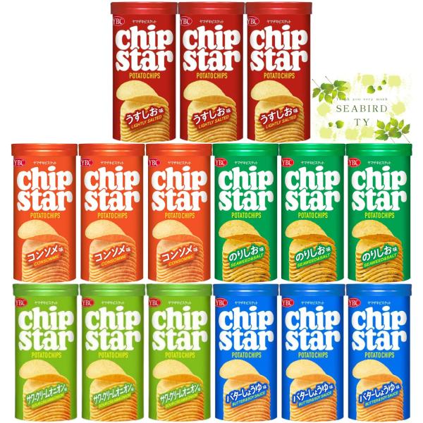 チップスター S 5種 15個セット 詰め合わせ(うすしお コンソメ のり塩 サワークリーム バター...