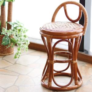 スツールC4141N スツール 籐 ラタン あじろ編み 螺旋 らせん 軽量