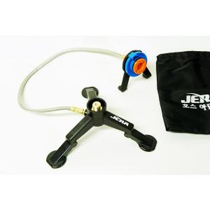 カセットガススタンド型ホースアダプター OD缶からCB缶変換