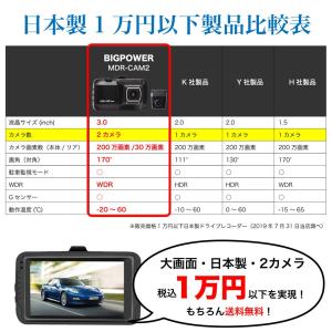 ドライブレコーダー 前後 前後カメラ 日本製 ...の詳細画像1