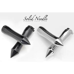 インチ グリップ メタル仕様・重厚感デザイン アルミ（ソリッドニードル）汎用