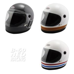 TNK工業　BEN’60NEO　【B60-NEO】　ヘルメット　白　サイズフリー SPEEDPIT TNK工業 スピードピット B-60 NEO ビンテージ フル
