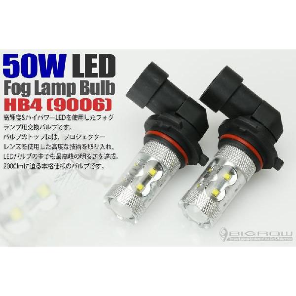 HB4 LED フォグランプ バルブ　50w超高輝度　12V/24V 360度発光