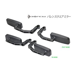 バックミラー　左右set マグザム フュージョン バレンミラー(ブラック)