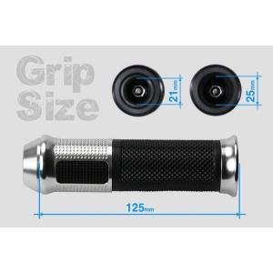 バイク用ハンドルグリップ 黒 PCX125 P...の詳細画像2