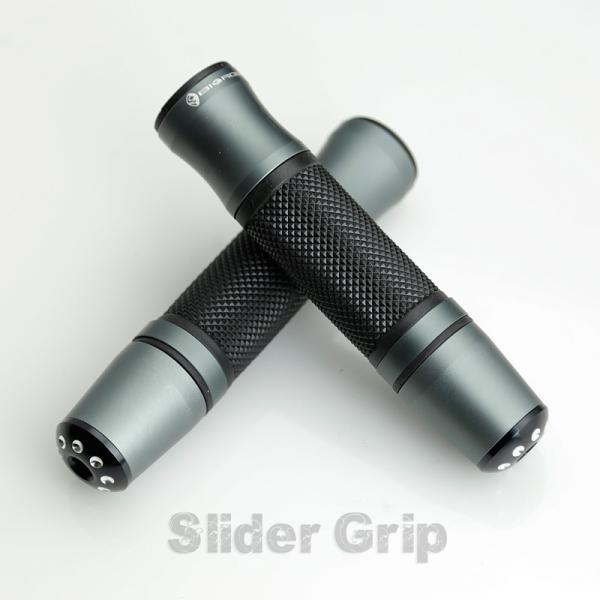ハンドルグリップ Slider Grip（マットチタン）シルバーウイングGT