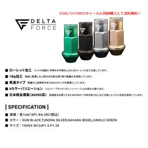 DELTA FORCE（デルタフォース） ミルナット 19HEX M12xP1.5 20個セット