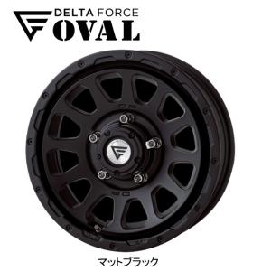 デルタフォース オーバル マットブラック 16インチホイール【訳あり】 楽天市場】デルタフォース オーバル 16x7.0J 5/114.3 +42 マット