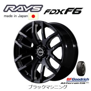 TEAM DAYTONA RAYS レイズ FDX F6 8.0J-17 +20 6H139.7 クリアブラック