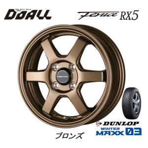 ダンロップ WINTER MAXX 03 165/50R15 73Q &amp; DOALL Fenice ...