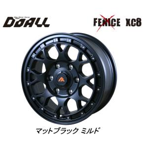 ドゥオール DOALL Fenice X XC8 6.0J-15 +42 4H100 マットブラック