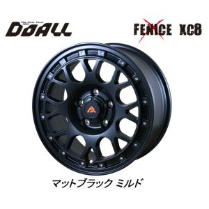 DOALL Fenice X XC8 ドゥオール フェニーチェ クロス エックスシー エイト 6.0J-15 +40 5H114.3 マットブラックミルド お得な４本セット 送料無料｜bigrun-ichige-store2